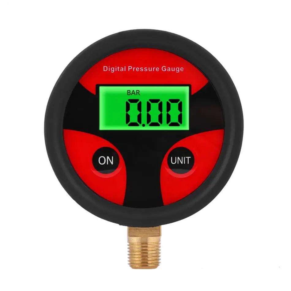 0 200PSI LCD цифровой манометр для шин Датчик давления воздуха тестер автомобиля