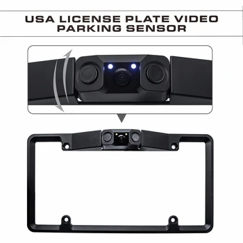 

Car Parking Sensor HD Waterproof Shockproof Night Vision Reversing Backup 170 Car Rear View Camera for American license plate