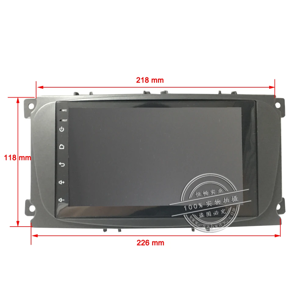 Flash Deal Hactivol android 7.0 car radio multimedia car stickers for Ford Focus 2 mondeo Kuga C max 2007-2011 car dvd player car accessory 4