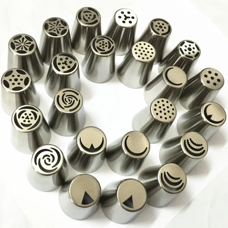 Buy 23PC/SET Russian Tulip Stainless Steel Icing