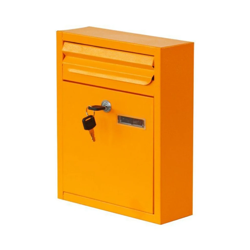 Винтажная американская почтовая коробка, железный держатель для газет, почтовые ящики, органайзер для дома и офиса, посылки для хранения