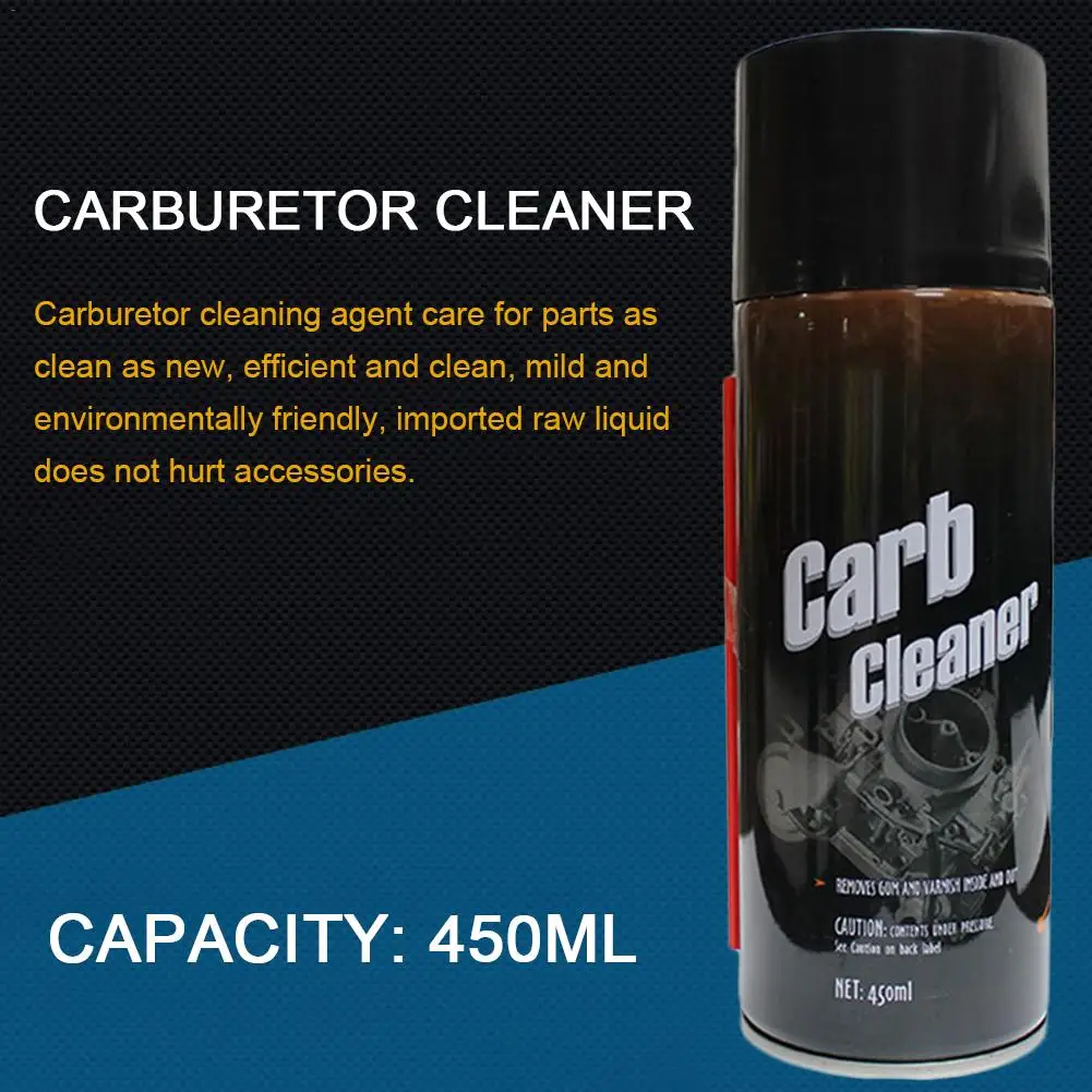 450ML Choke Carburetor Cleaner Car Strong Oil Stain Removing Cleaning Agent Motorcycle Carburetor Corrosion Protection Cleaning