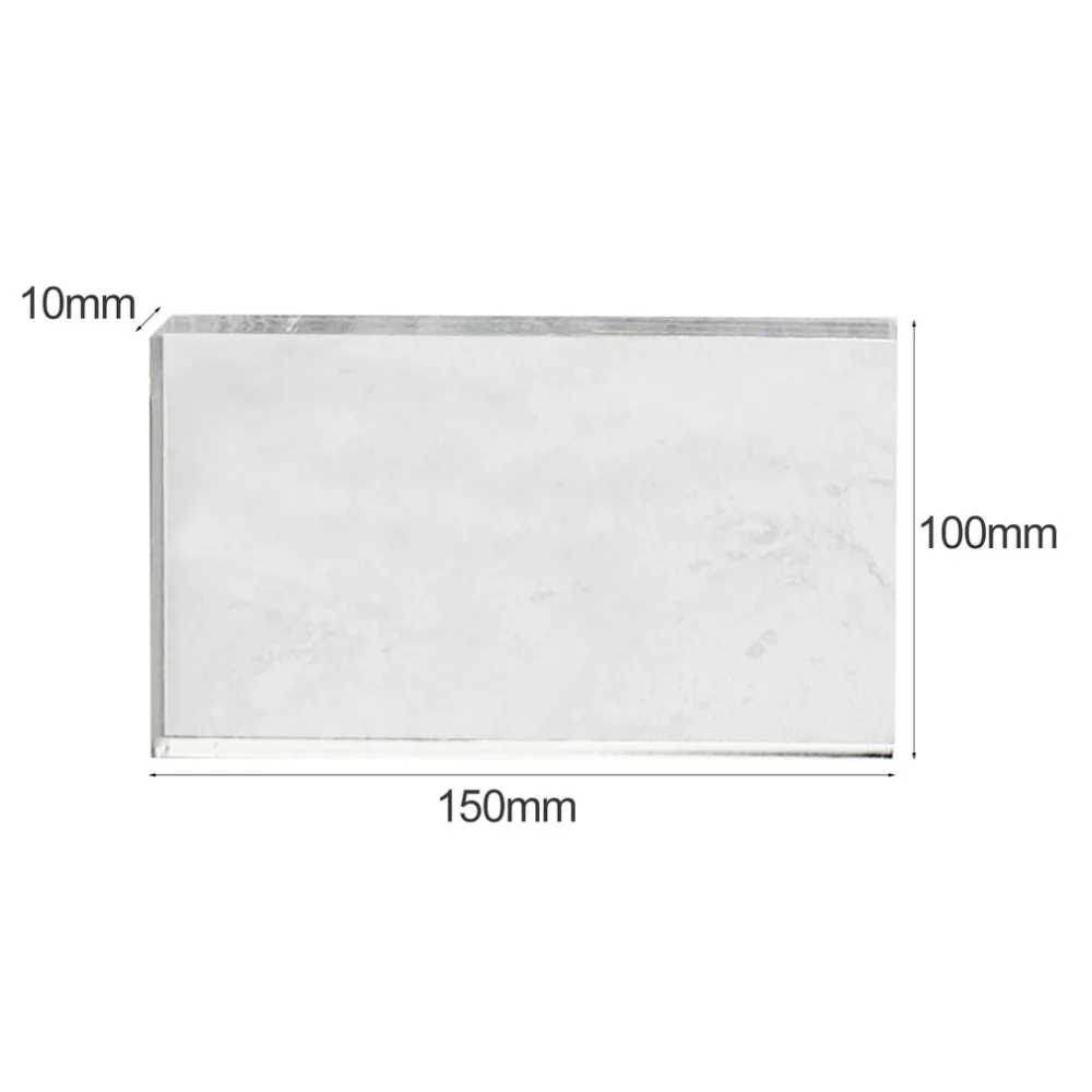 

Lightweight Transparent Acrylic Stamp Block Rectangular Shape DIY Scrapbooking Color Process Stamp Block Tools