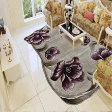 Альпийский цветочный ковер большого размера, современный простой европейский журнальный столик для гостиной, дивана, кабинета, ковер, прикроватное одеяло для спальни