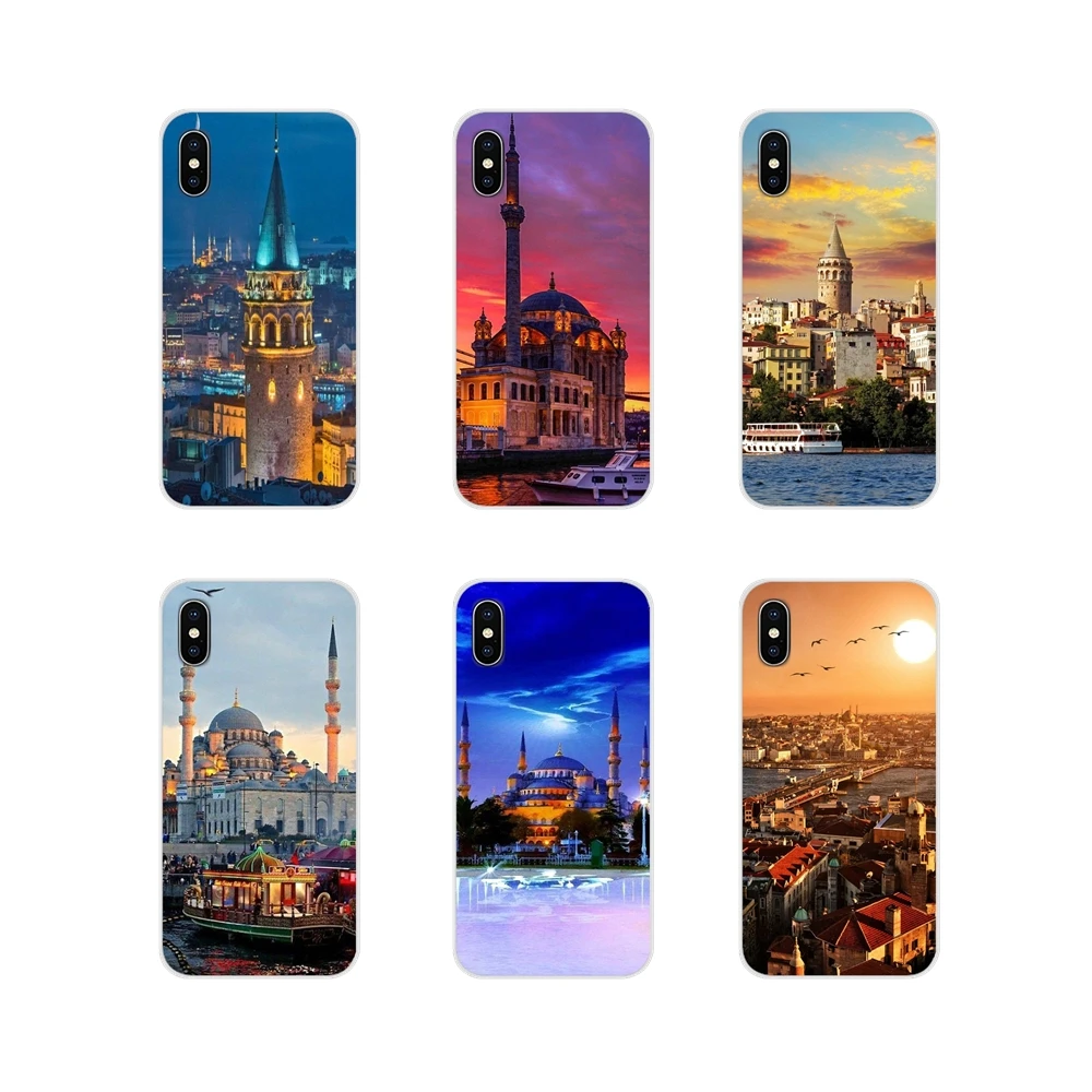 

For Xiaomi Redmi 4A S2 Note 3 3S 4 4X 5 Plus 6 7 6A Pro Pocophone F1 Silicone Phone Shell Case Turkey Istanbul Sceneary Building