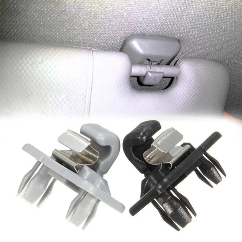 

AUTO Roof Interior Sun Visor Clip Holder Hook Stand for Audi A1 A3 A4 A5 Q3 Car Interior Accessories Auto Fastener Auto Parts