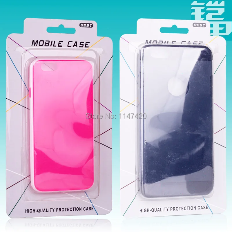 Clear PVC Plastic Retail Packaging Package Box for Phone Case, Case for