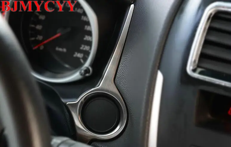 

BJMYCYY Car styling Automobile ignition button decoration ring for Mitsubishi ASX Auto Accessories