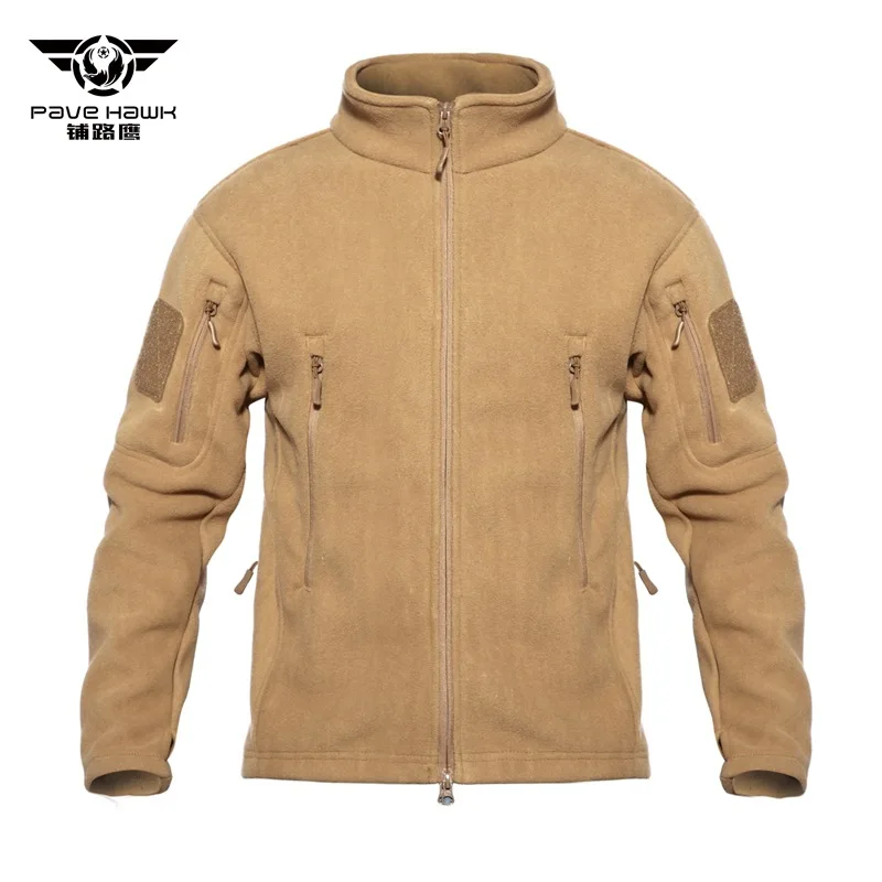 

Men Thermal Outdoor Jackets Multi Pockets Fleece Zipper Jackets For Man Hiking Camping Coats Soft Shell Jackets Men Plus Size