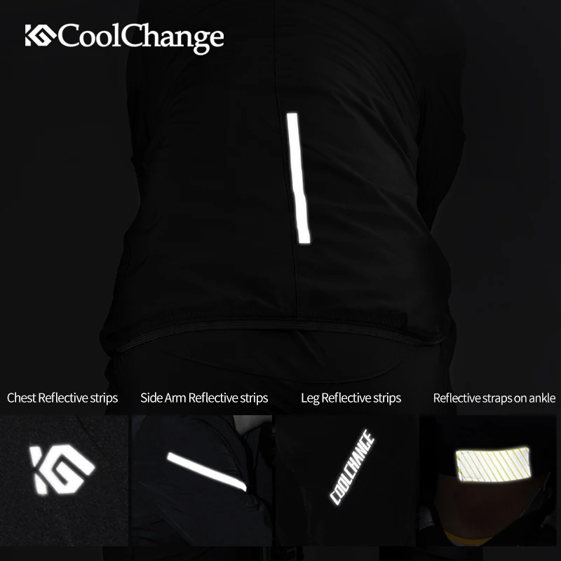 CoolChange Long Sleeve Cycling Jersey Set Mountain Road Bike Clothing Windproof Reflective Men Sportswear Bicycle Clothing Set CoolChange Long Sleeve Cycling Jersey Set Mountain Road Bike Clothing Windproof Reflective Men Sportswear Bicycle Clothing Set