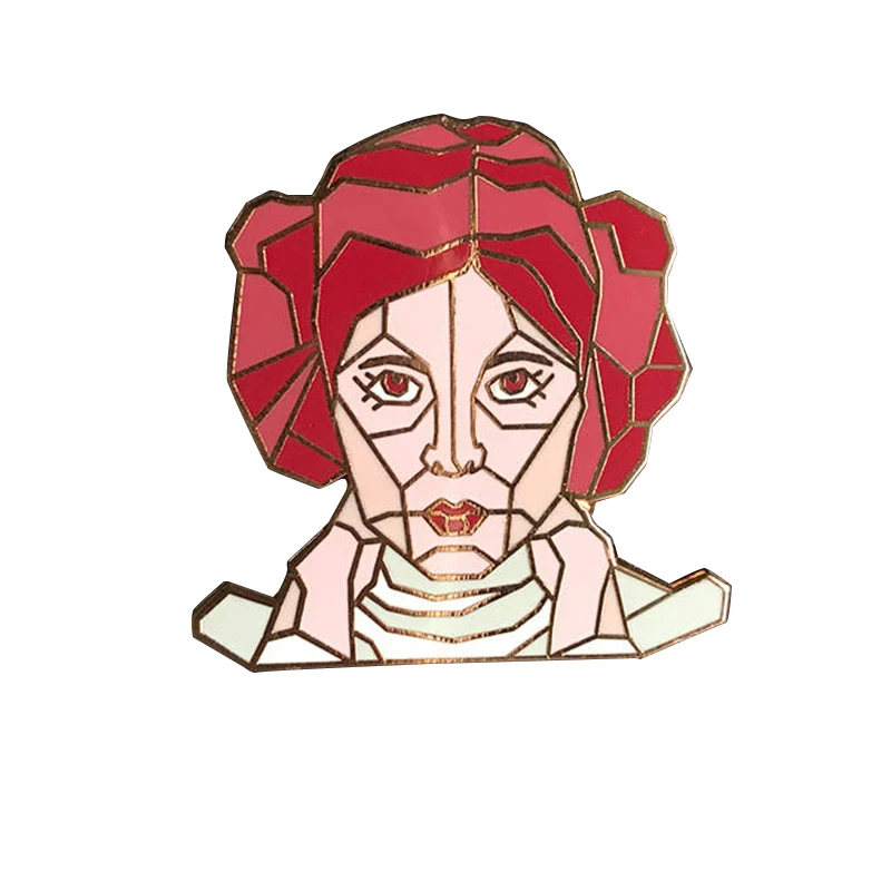 

Your Worshipfullness Enamel Princess Leia Pin star war badge