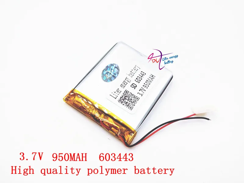 

3.7V 603443 950MAH Original Battery brand batteries GPS navigation built- in lithium polymer battery