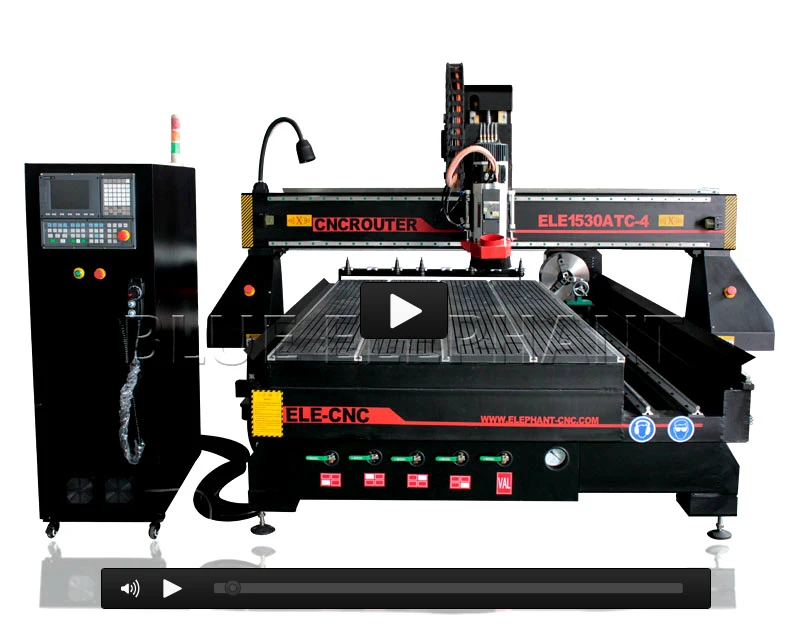 China ATC cnc router with Siemens systemSyntec 6MB 1530ATC soft metal