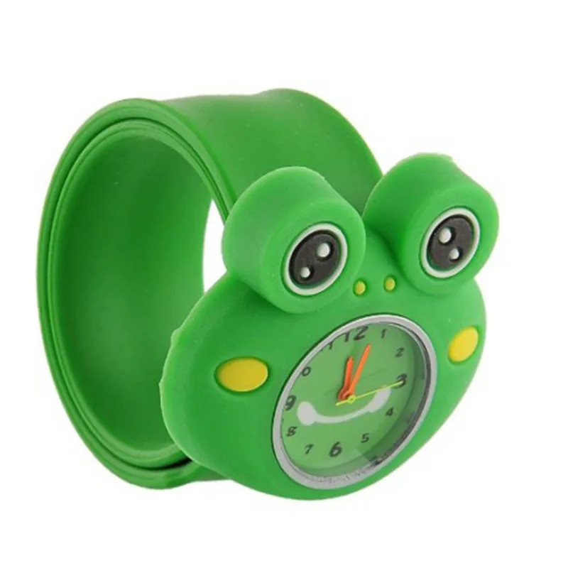Новые модные красивые красочные Мультяшные часы, Детские Кварцевые спортивные наручные часы с резиновым ремешком для девочек