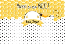 Laeacco Honey Bee Honey Baby Newborn Children Birthday Photography Background Customized Photographic Backdrops For Photo Studio