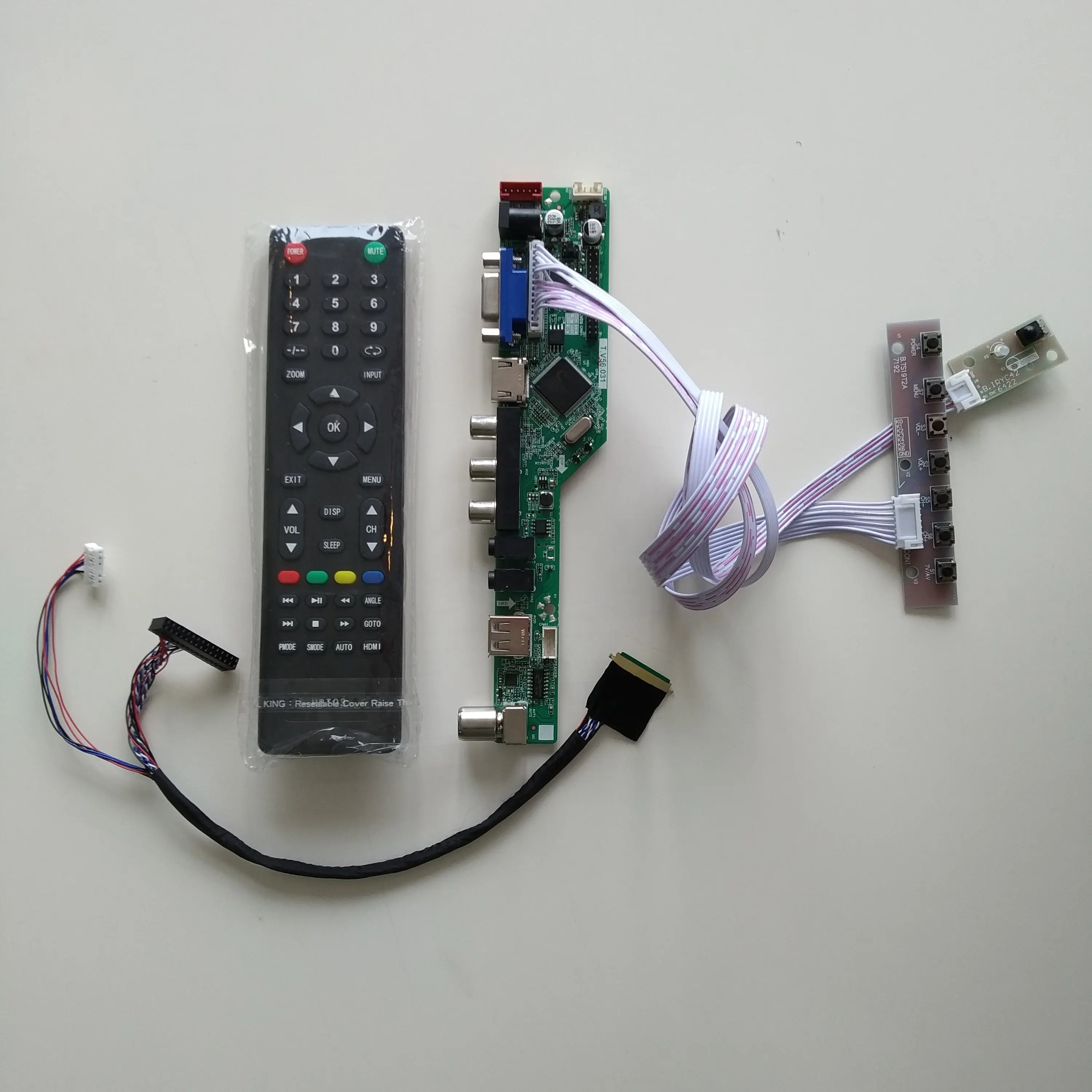 

TV HDMI AV USB VGA AUDIO LCD LED card Controller Board kit For LTN173KT01 LTN173KT02 LTN173KT03 1600X900 17.3" screen