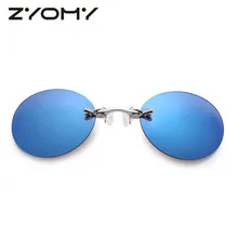 ZYOMY, круглые очки, аксессуары, Ретро стиль, оттенки, пинце, стиль носа, очки для глаз, унисекс, очки, винтажные, классические, Oculos De sol