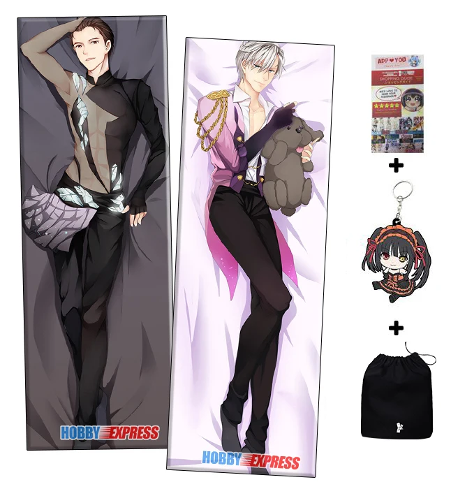Hobby Express Yuri and Viktor Dakimakura японская подушка для тела ADP612069|body pillow cover|pillow coverhobby express |