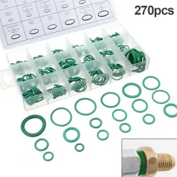 

18 Sizes 270Pcs New Tool Rubber O Ring O-Ring Washer Seals Assortment Green For Car Auto Vehicle Repair