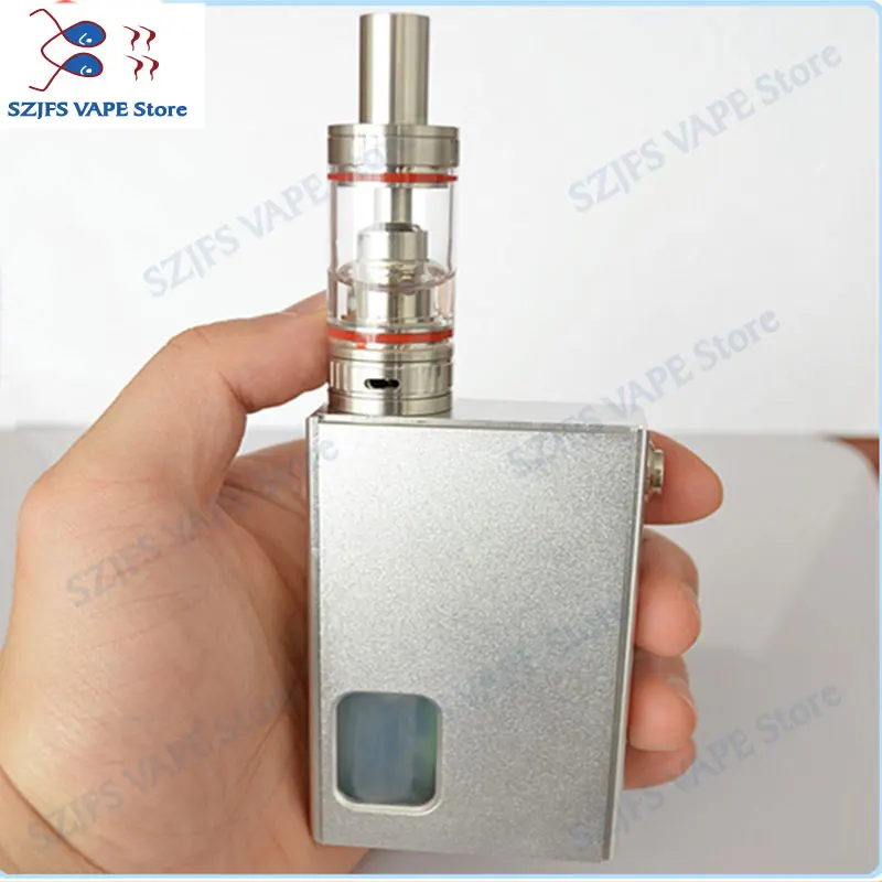 

Adjustable electronic cigarette vape 22m mod box built-in kit RBA atomizing core box mod 5ml 304ss tank e-cigarette big smoke