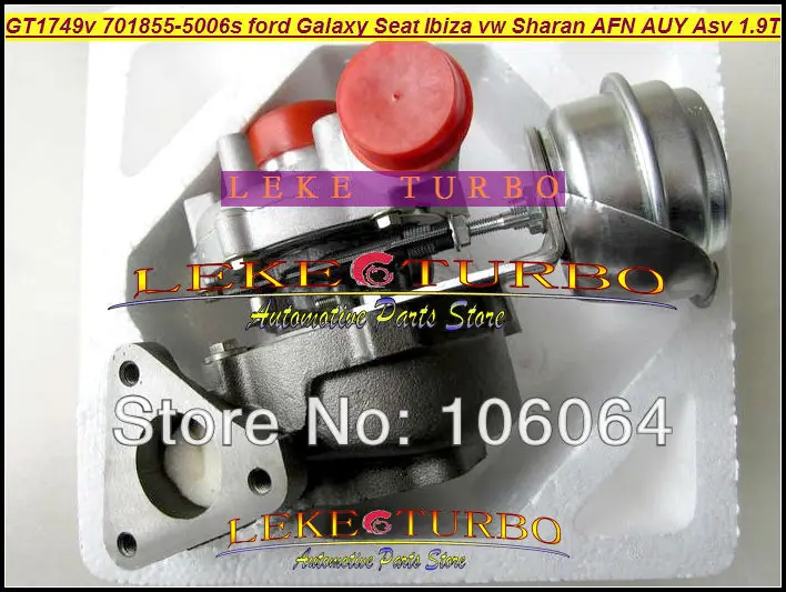 Бесплатная доставка GT1749V 701855 0006 0002 028145702SX Turbo для Ford Galaxy Ibiza VW Sharan AFN AUY ASV AVG 1.9L TDI|ship
