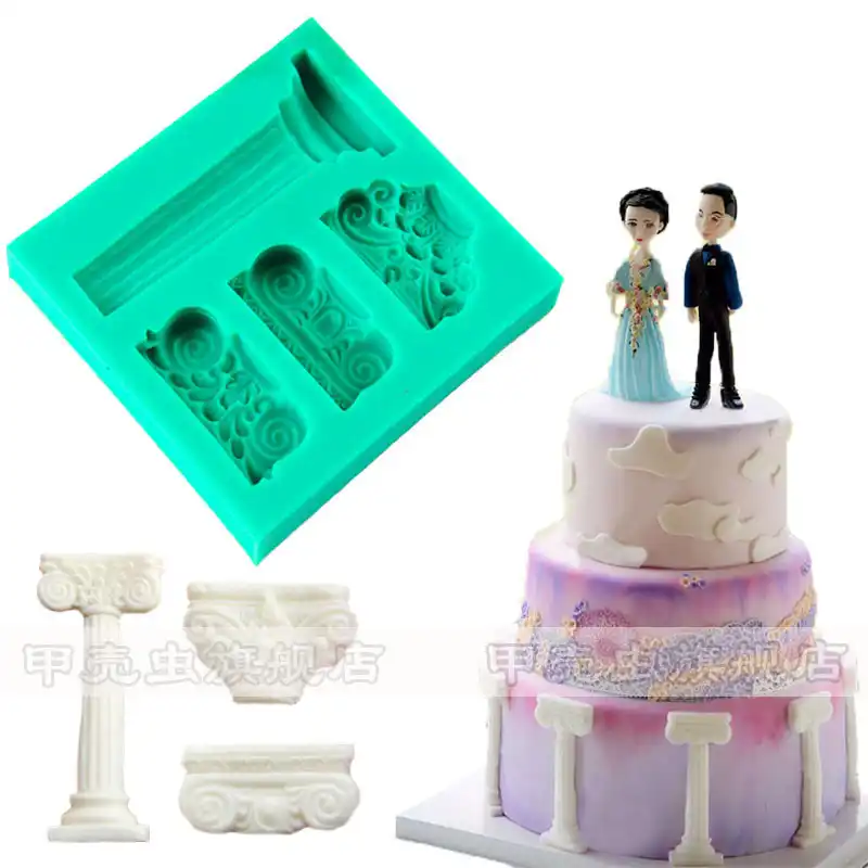 Moule A Savon En Silicone Vintage 1 Piece Pour Patisserie Romaine Reposteria Fondant Outils De Decoration De Gateaux Cupcake Au Chocolat Garniture De Patisserie Aliexpress