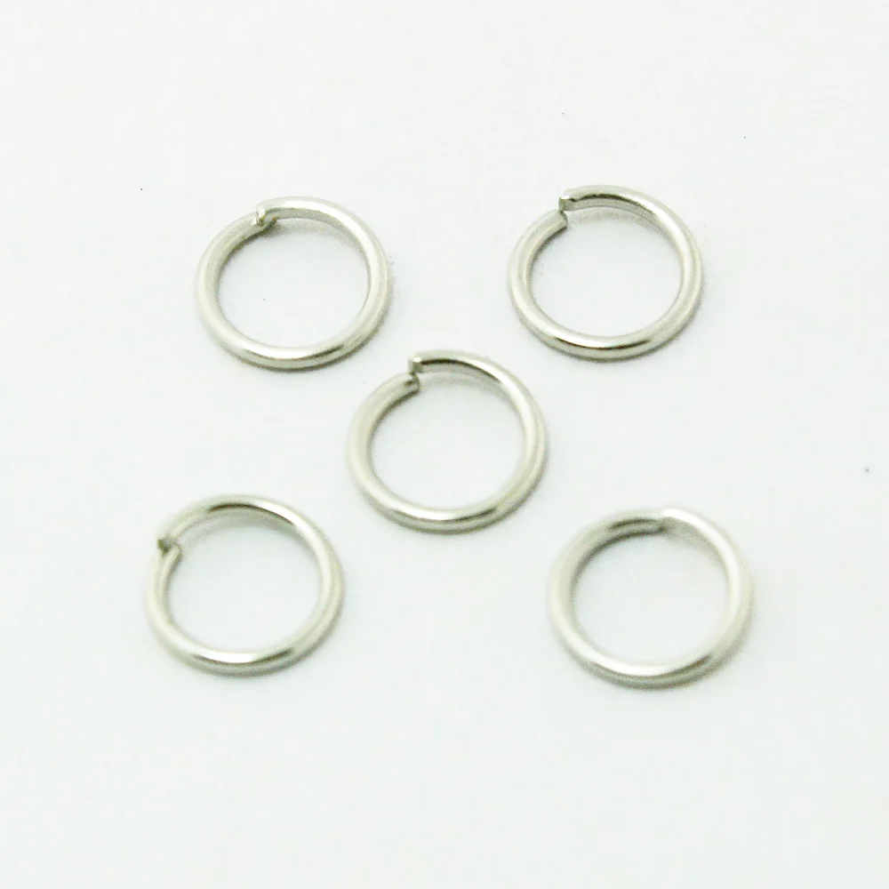 Hot Fashion Approx 750pcs/lot Metal Open Jump rings White K 0.7X6mm Single Loops Rings FQA003-69 | Украшения и аксессуары