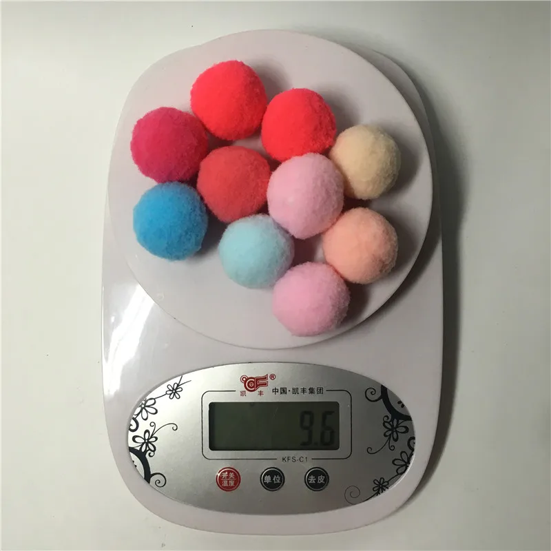 500 шт, 480 г, около 30 мм, разноцветные помпоны из меха, мягкие помпоны для свадьбы, украшения дома, швейная одежда, аксессуары для рукоделия