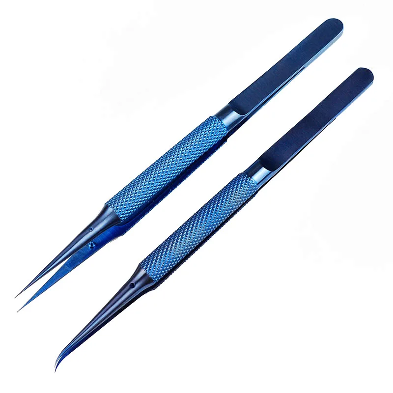 

Phone motherboard repair Fingerprint fly line Tweezers Titanium alloy Straight head elbow 0.15mm Fine tip pincette Microscope