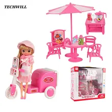 Моделирование мороженого гамбургер обеденный автомобиль дети ролевые игры Кухня Еда куклы Сцена Игрушки для девочек мальчиков детские развивающие игрушки