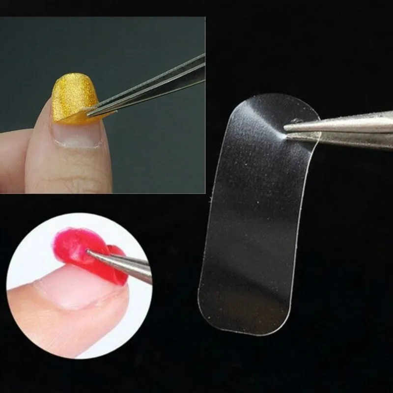 

Transparent Nail Guard Protective Strips Fast Peel Off Easy Clean Nail Art Protector Stickers for UV Gel Polish Manicure Tools