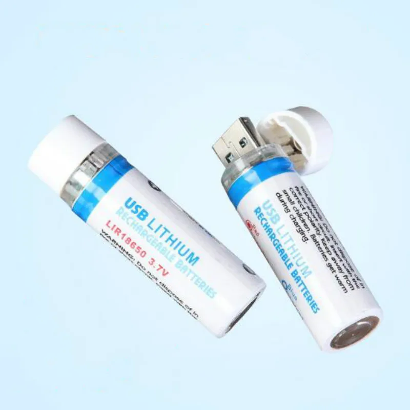 

Protable 18650 Battery 3.7V 1200mAh USB Lithium Rechargeable Cell For Headlamp Torch for Laser Pen LED Flash light Cell battery