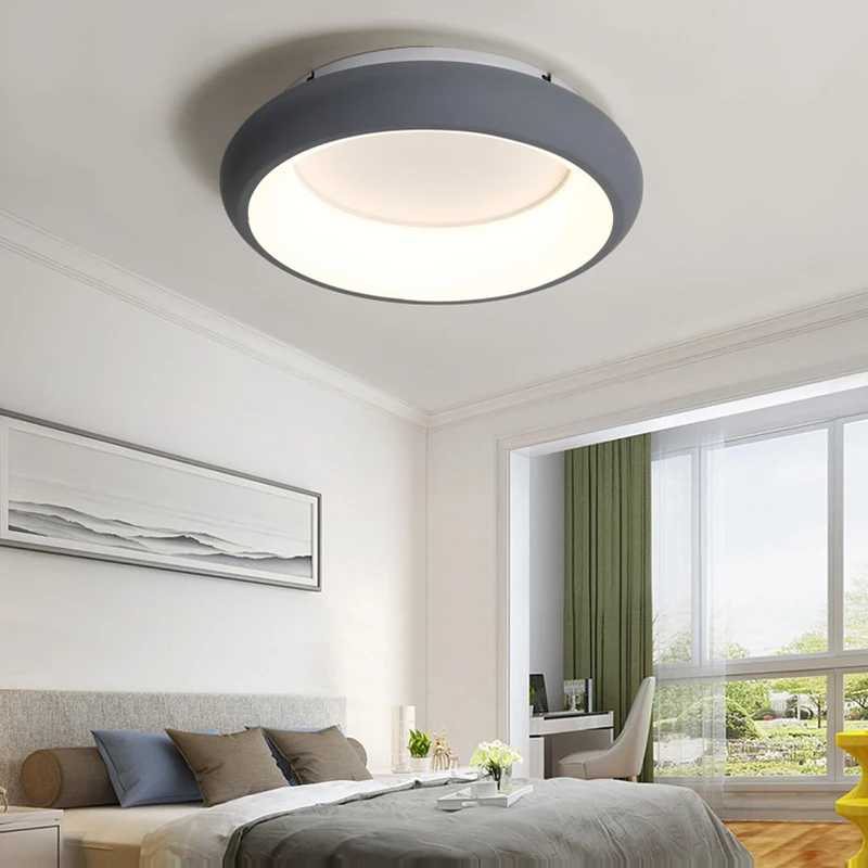 

New Listing Modern Led Ceiling Lights White/Black/Gray/Green Ceiling Lamp For Dining Room luminaria lamparas de techo