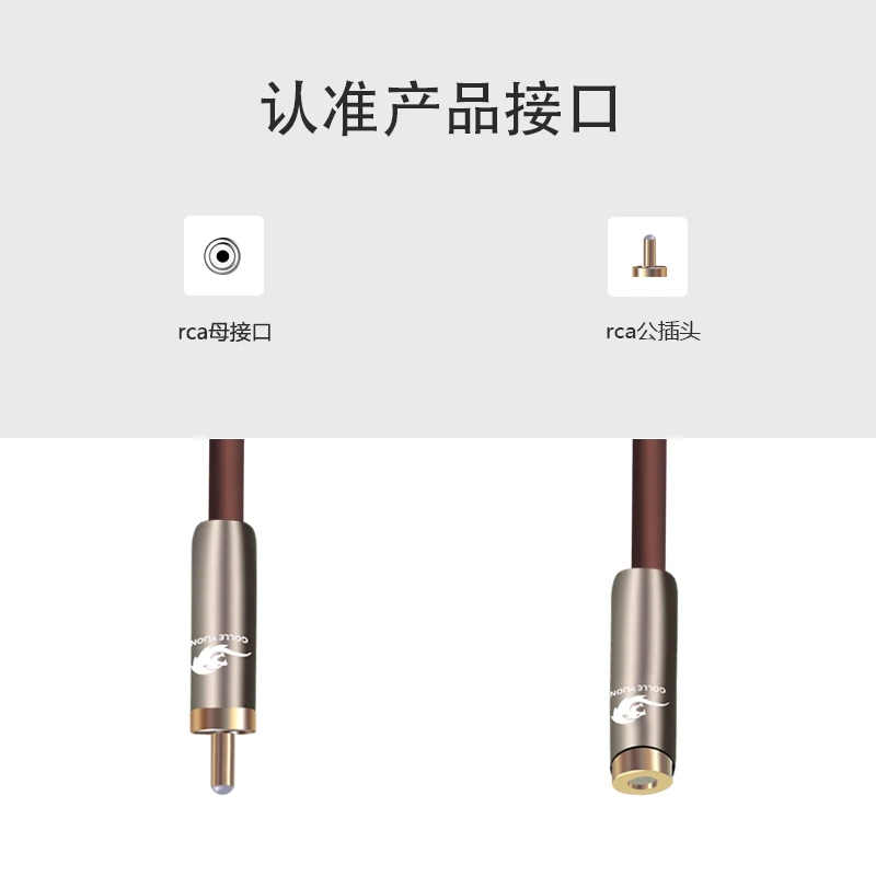 HIFI RCA Audio Cable Male RCA to RCA Female SPDIF Digital Coaxial Cable for DVD Sound Devices Subwoofer Amplifier OFC Braided