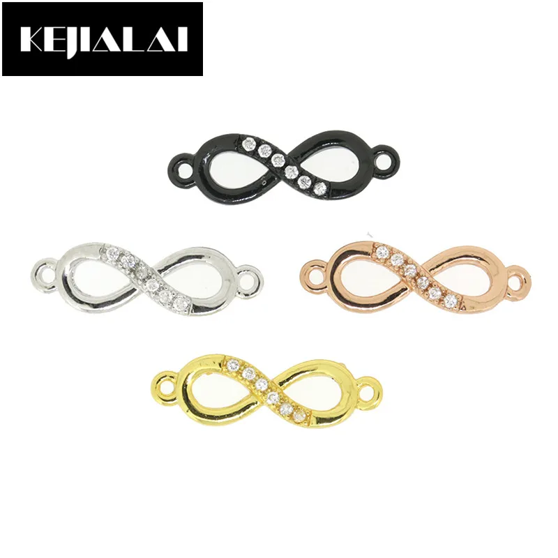 KEJIALAI Jewelry Accessories Figure Eight Shape Charm Connector Pendant