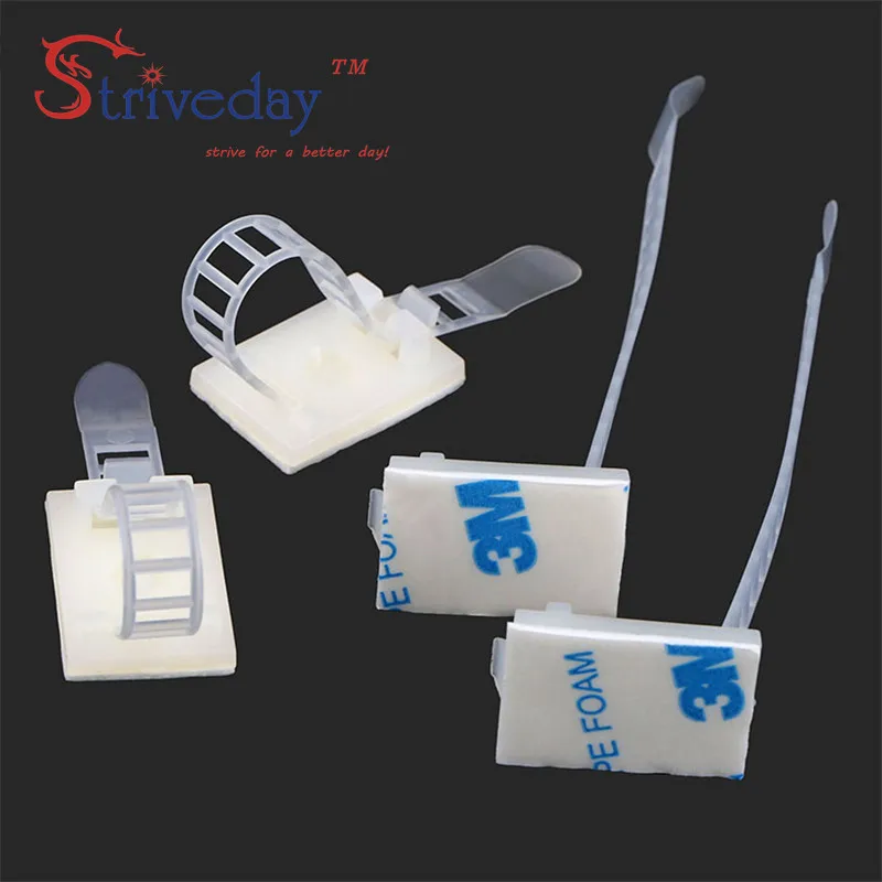 Регулируемые Кабельные зажимы 50 шт./лот|tie mount|cable tie mountcable clamps |