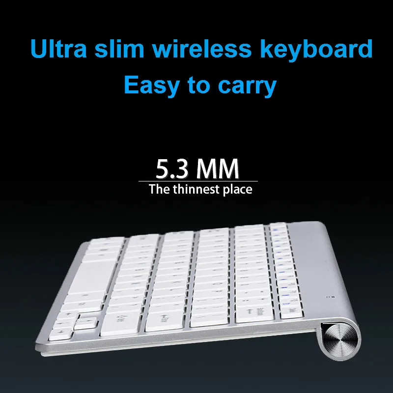 Беспроводная клавиатура DATA FROG 2 4G портативная мышь для Mac/Notebook/TV Box/PCRussian Keyboard IOS