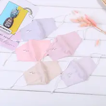 Для женщин и девочек, противопылевая, для улицы, для езды на велосипеде, хлопок, 3D, маска для рта, летняя, карамельный цвет, улыбающееся лицо, буквы, регулируемая, Ушная петля, респиратор