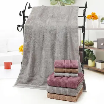 

70x140cm Bamboo fiber Big Bath Towel Men Women Home Washcloth Thicken Soft Comfortable Solid Color Swimming/Travel/Hotel Towels