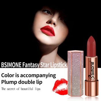 

Starry Aurora Lipstick Waterproof Non-stick Cup Colorfast Easy To Use Matte Lipstick