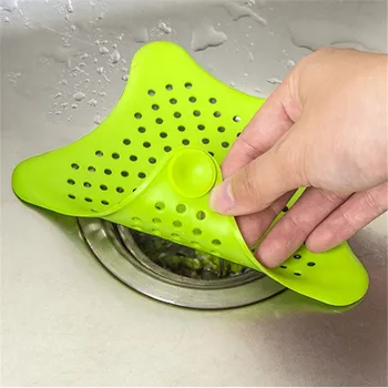 

1Pc Silicone Sink Drain Filter Bathtub Hair Catcher Stopper Trapper Drain Hole Filter Strainer for Bathroom Kitchen Toliet
