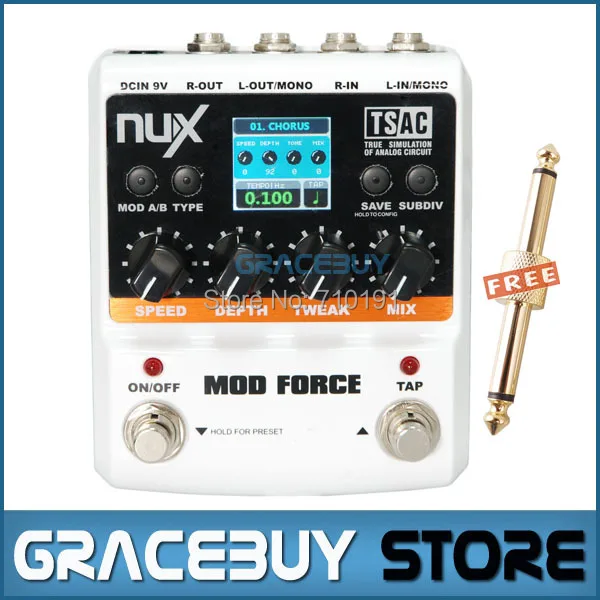 NUX Stomp Boxes 12 Single Electric Guitar MOD FORCE Multi Modulation
