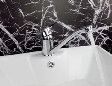 E_pak Chrome Твердый Латунный 8393/17 Torneiras Para Пиа Cozinha Torneira Cozinha Torneira Смесители Краны Поворотный Смеситель Для Кухни