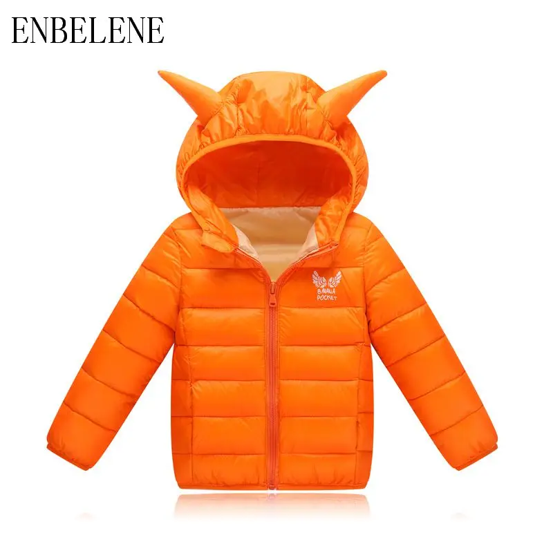 2018 Winter Children 90 White Duck Down Jackets for Baby Boys Girls