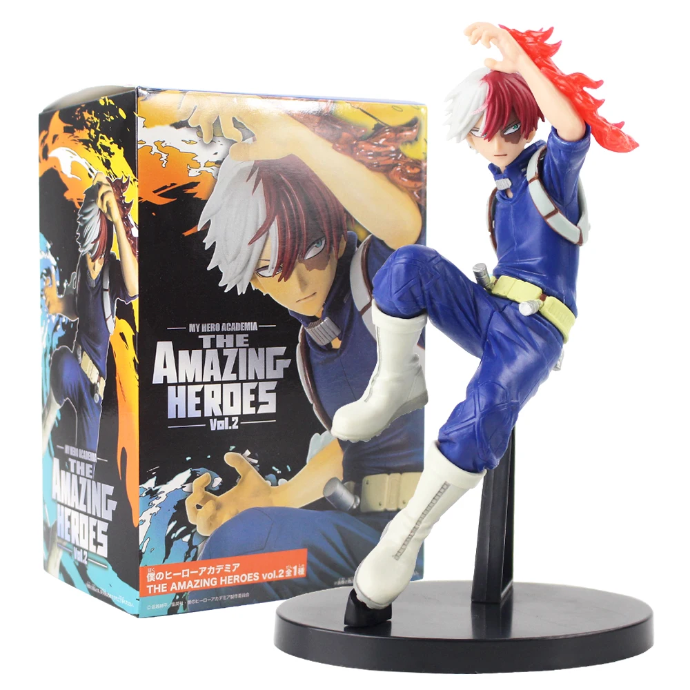 Аниме Мой герой Academy Figure Todoroki Shoto ПВХ Коллекция Модель игрушки Удивительные герои Vol.2 подарок на день рождения