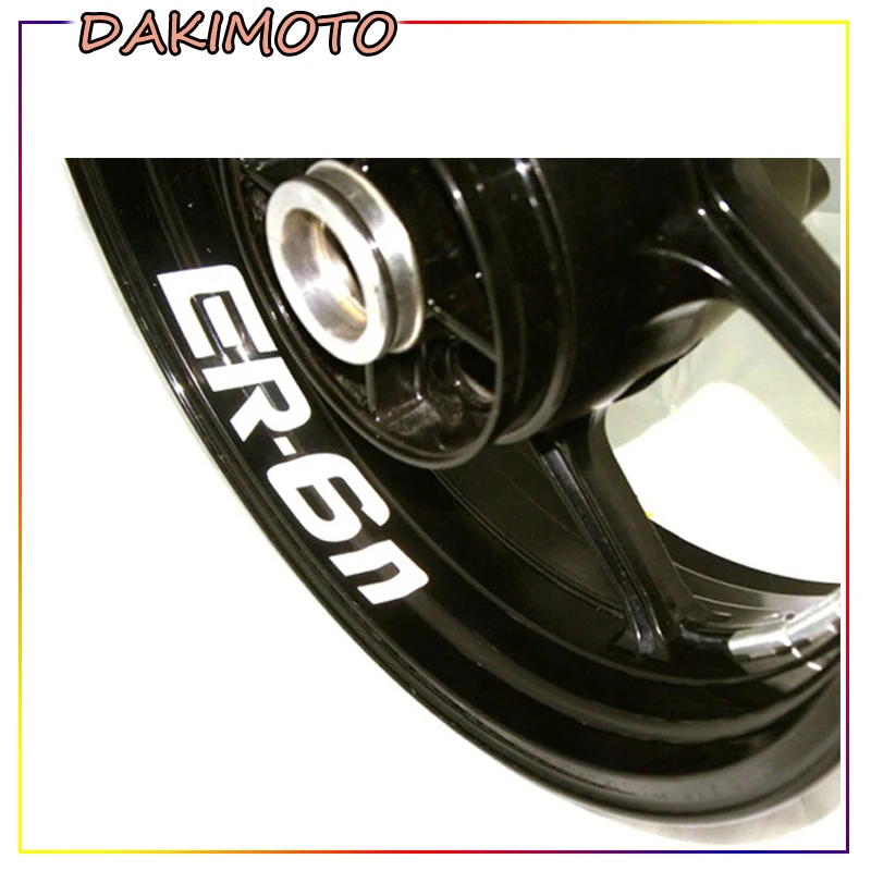 

for KAWASAKI ER-6N ER6N ER 6N Motorcycle Stickers Inner Rim Decals Wheel Reflective Stickers Stripes