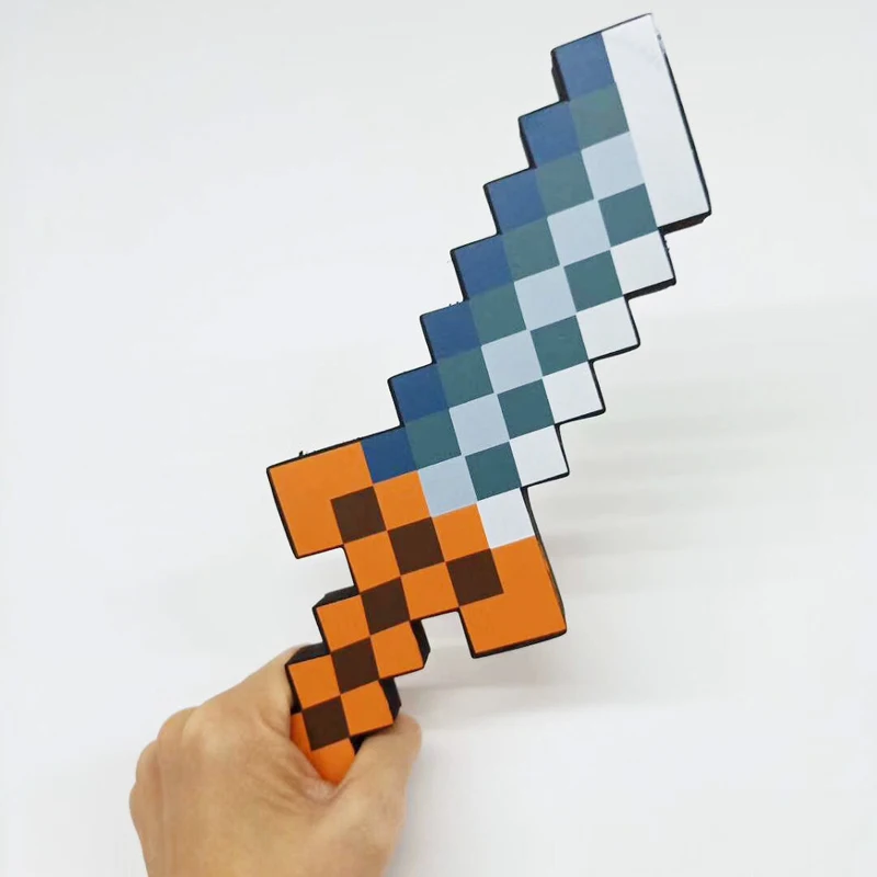 

New Minecraft Toys Minecraft Game Foam Weapons Sword Knife Dagger EVA Model Action Figure Toy Brinquedos for Children Kids Gifts