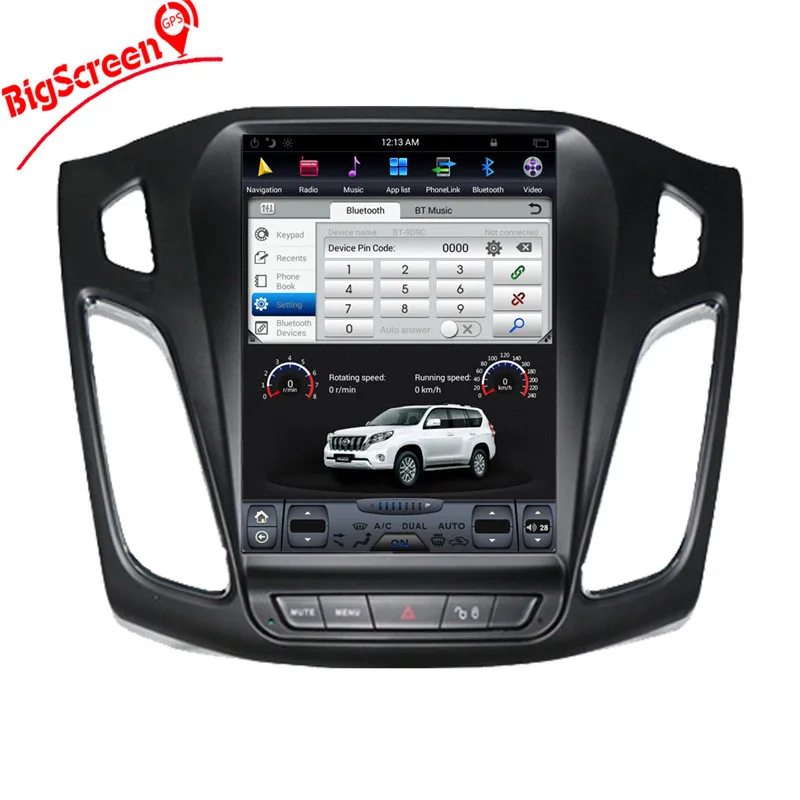 10," Android 8,1 4+ 64 Гб Teala стиль автомобиля dvd-плеер gps Navi для Ford Focus 2012- мультимедийная лента рекордер buit-in carplay