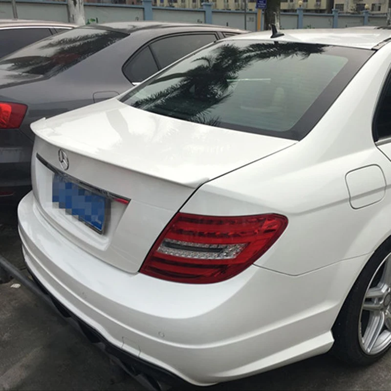 Для Benz W204, спойлер, волокно, автомобильное заднее крыло, спойлер для Benz W204 C180 C200 C260 C280 C300 C74, спойлер 2010