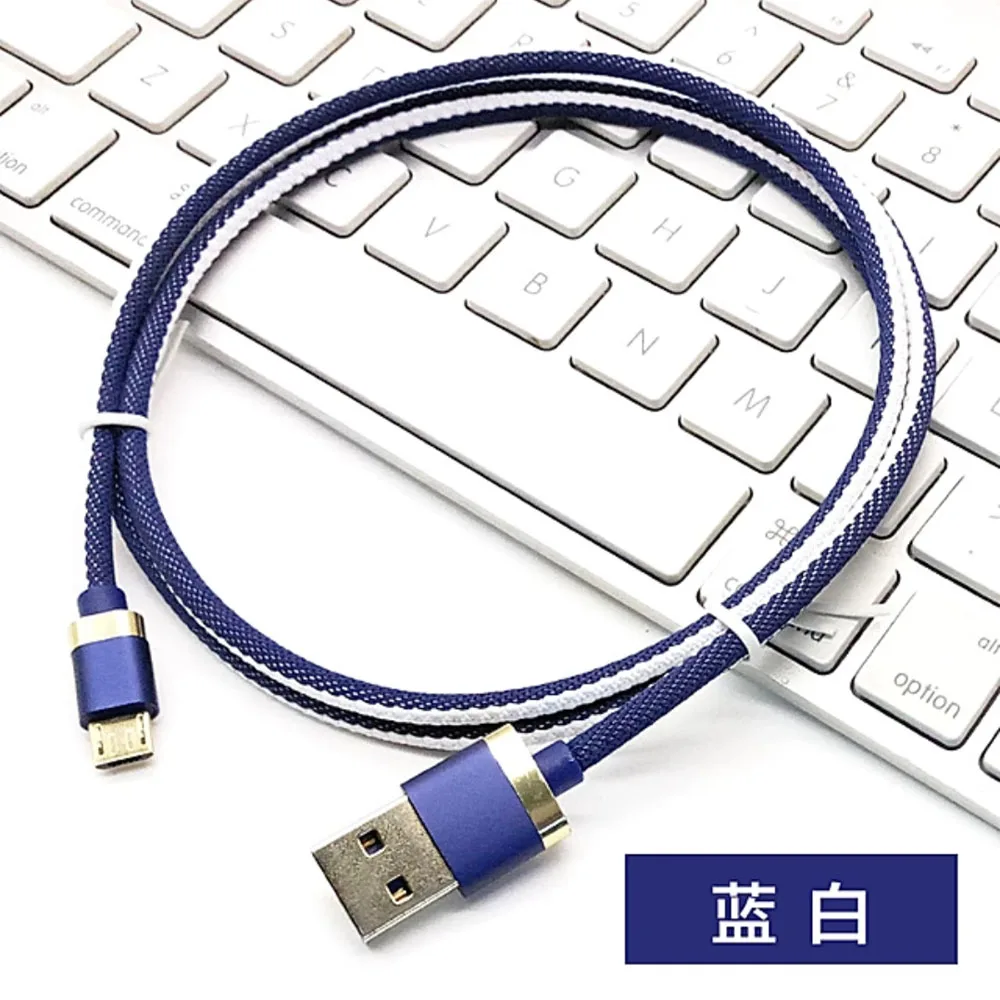 100 шт./лот быстрое зарядное устройство USB 3 1 Type C кабель нейлоновая линия